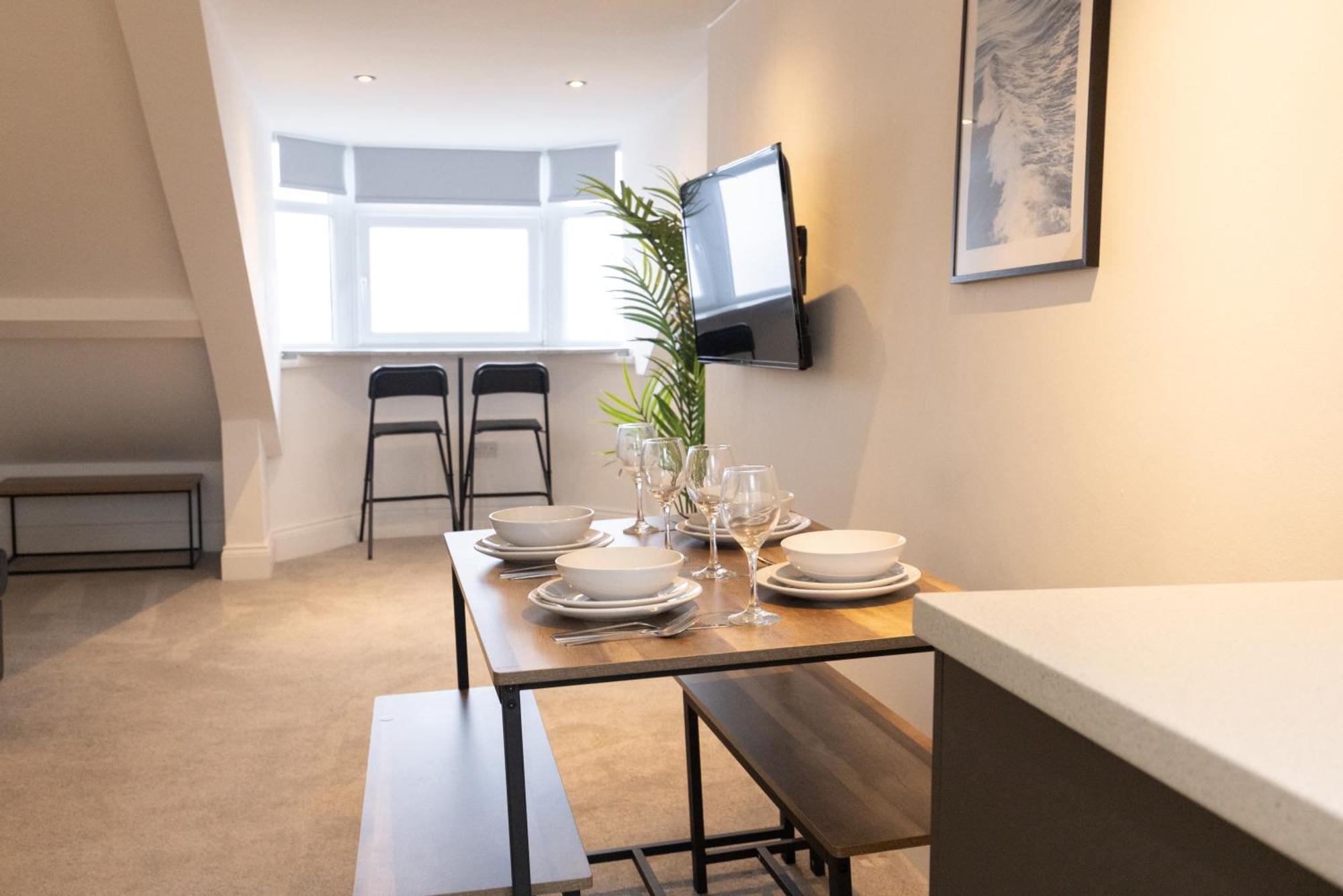 סנדרלנד 5 Roker Terrace - Seaview Apartments מראה חיצוני תמונה